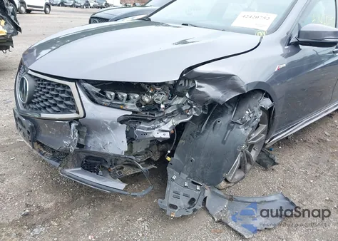 2019 Acura Tlx Tech A-Spec Pkgs из США, поврежденный, VIN 19UUB3F69KA001896